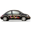 VW Beetle Real Flowers full graphics kit