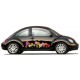 VW Beetle Real Flowers full graphics kit