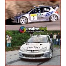 Peugeot 206 Monte Carlo Rally 2000 Full Graphics Kit