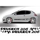 Peugeot 206 Side Stripe Style 26