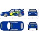 Subaru Impreza 2009 WRC Rally Graphics Kit