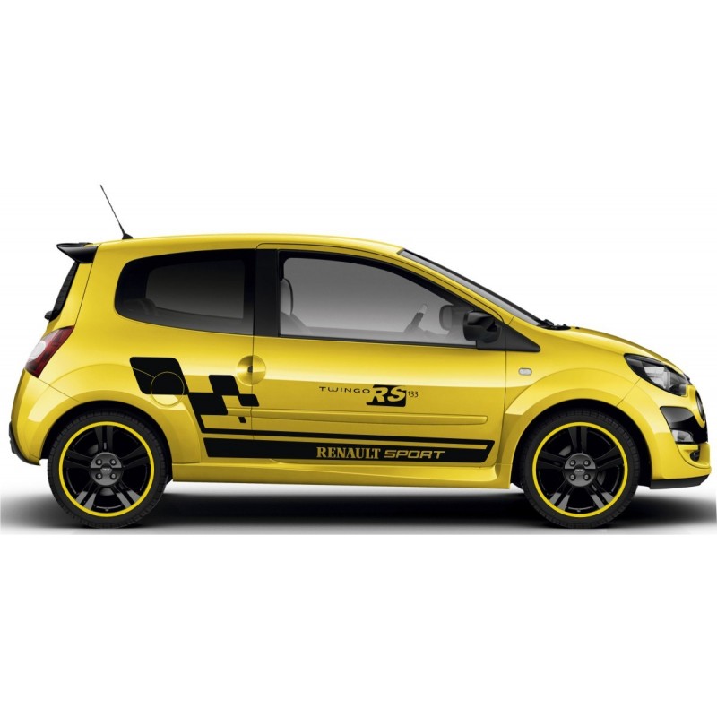 Renault Twingo CLIO MEGANE Bandes intégrales Gordini - ROUGE - Kit