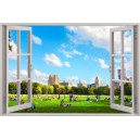 Digital Print Window Scene (Central Park)