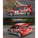 Peugeot 206 WRC 2003 Antibes Rally