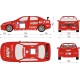 Alfa 156 GTA 2002 BTCC DTM Full Graphics Kit