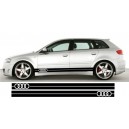 Audi A3 Side Stripe Style 1